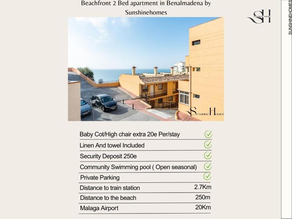 Beachside Retreat With Private Terrace ベナルマデナ エクステリア 写真